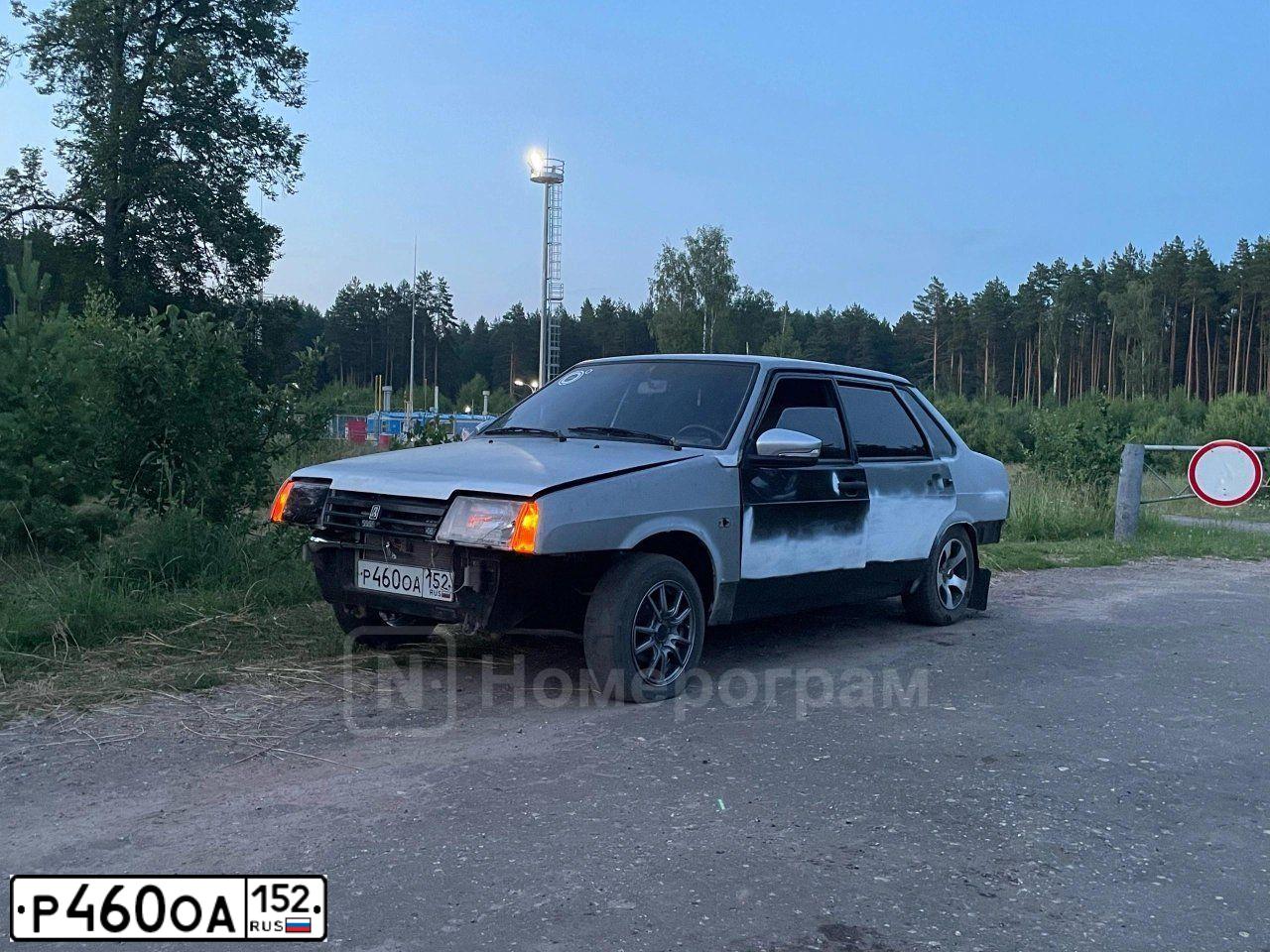 Фото автомобиля LADA 2109 SAMARA, 2001 — госномер Р460ОА152. Цвет: СЕРЕБРИСТО-ГОЛУБОЙ