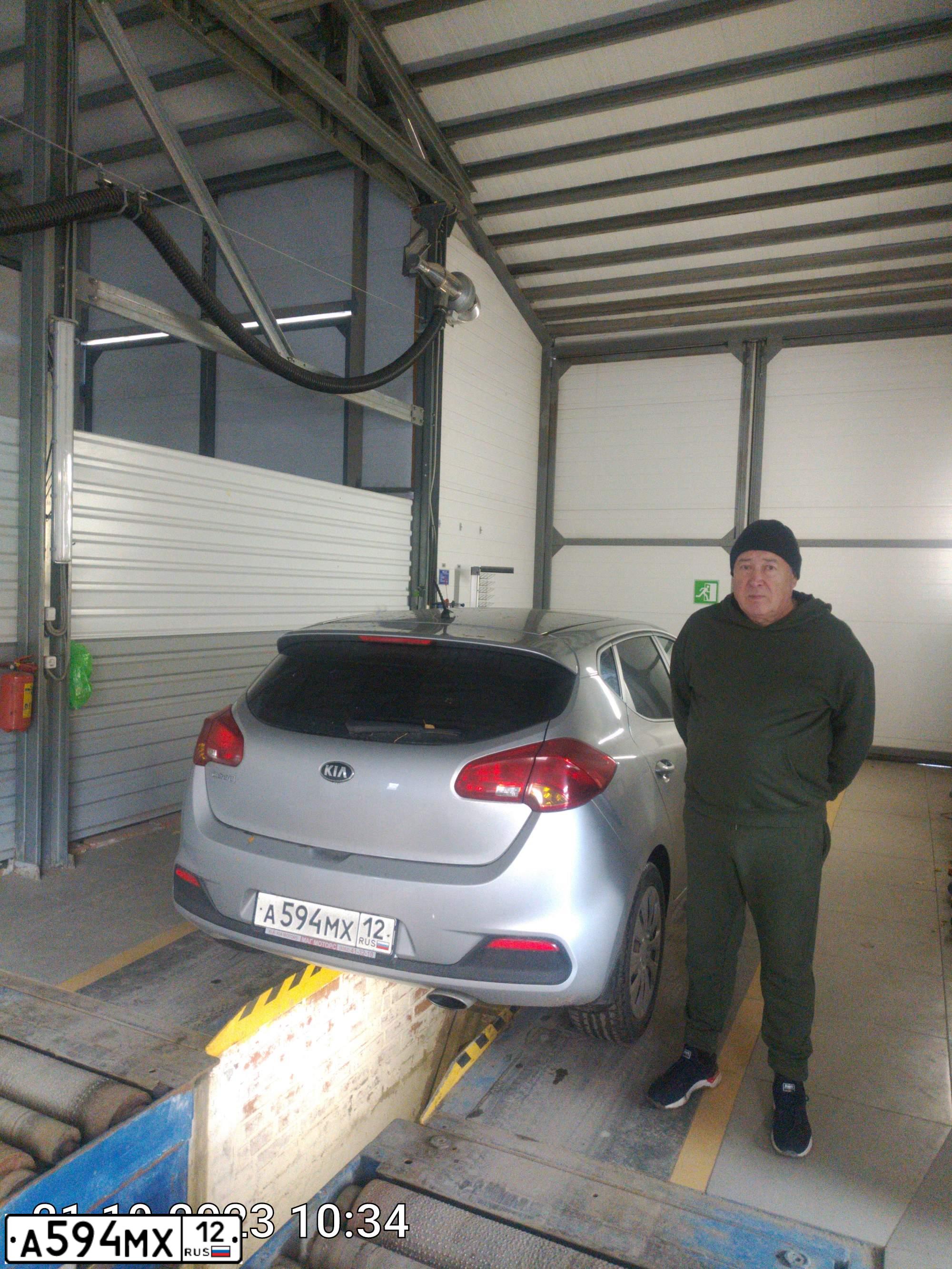 Фото автомобиля KIA CEE'D, 2014 — госномер А594МХ12. Цвет: ПЕРЛАМУТРОВО-СЕРЕБР.