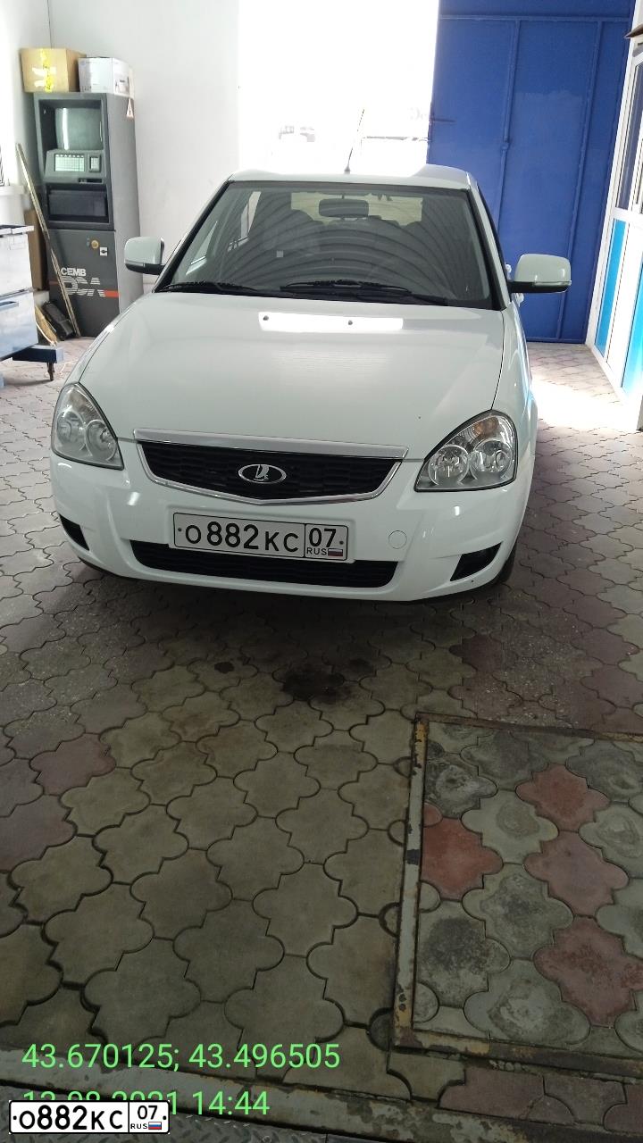 Фото автомобиля LADA PRIORA, 2016 — госномер К927МК07