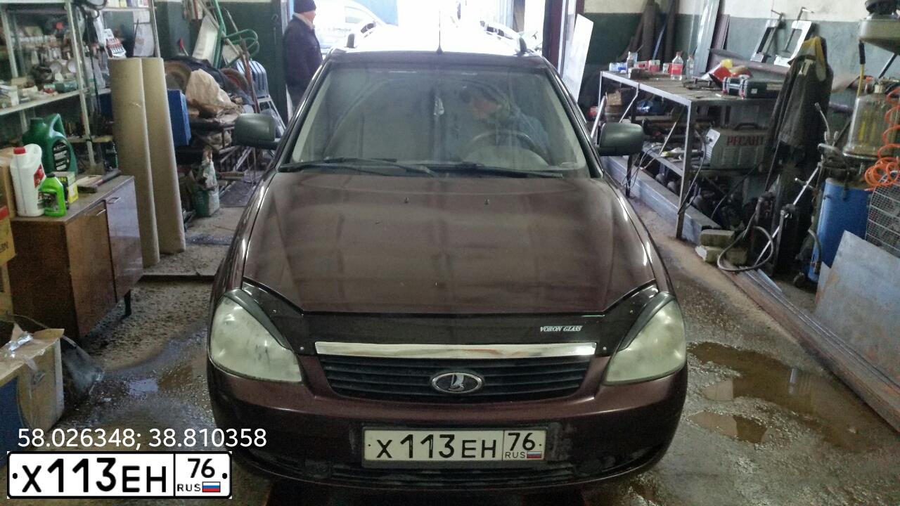 Фото автомобиля LADA 2171 PRIORA, 2012 — госномер Х113ЕН76. Цвет: ТЕМНО-ВИШНЕВЫЙ