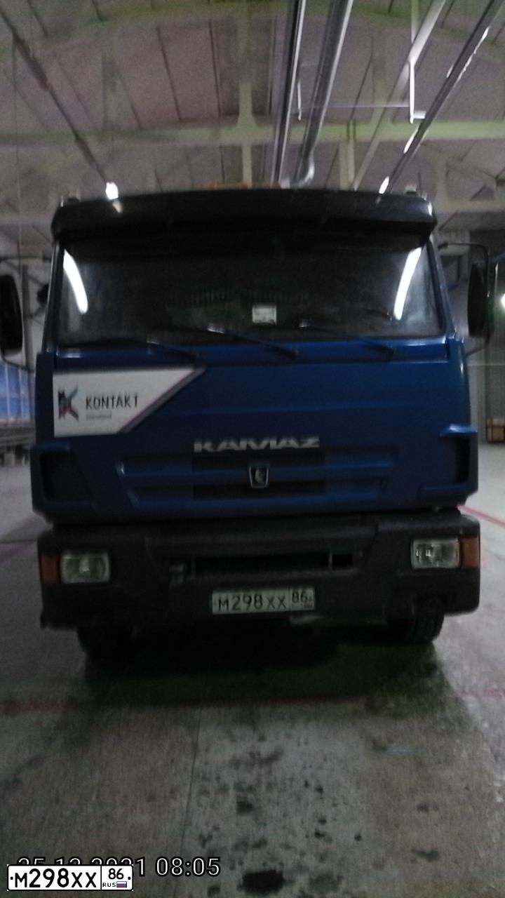 Фото автомобиля KAMAZ 65117 /6X4/, 2012 — госномер В734ОХ196. Цвет: синий