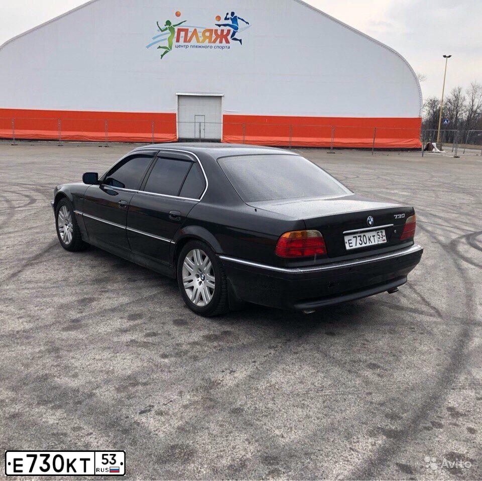 Фото автомобиля BMW SERIE 7, 1994 — госномер Е730КТ53. Цвет: ЧЕРНЫЙ