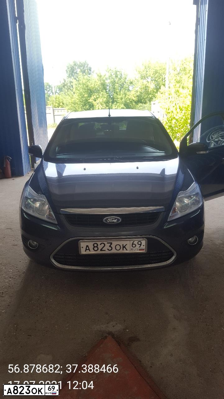 Фото автомобиля FORD FOCUS, 2011 — госномер А823ОК69. Цвет: ТЕМНО-СЕРЫЙ