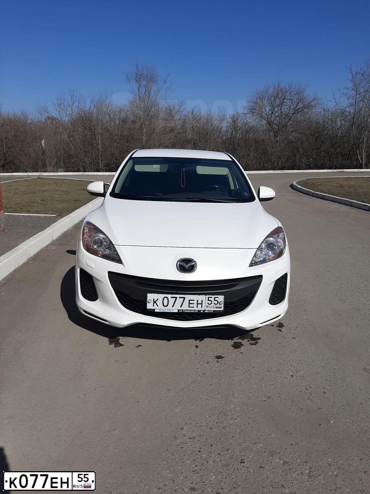 Фото автомобиля MAZDA 3, 2008 — госномер К077ЕН55. Цвет: Красный