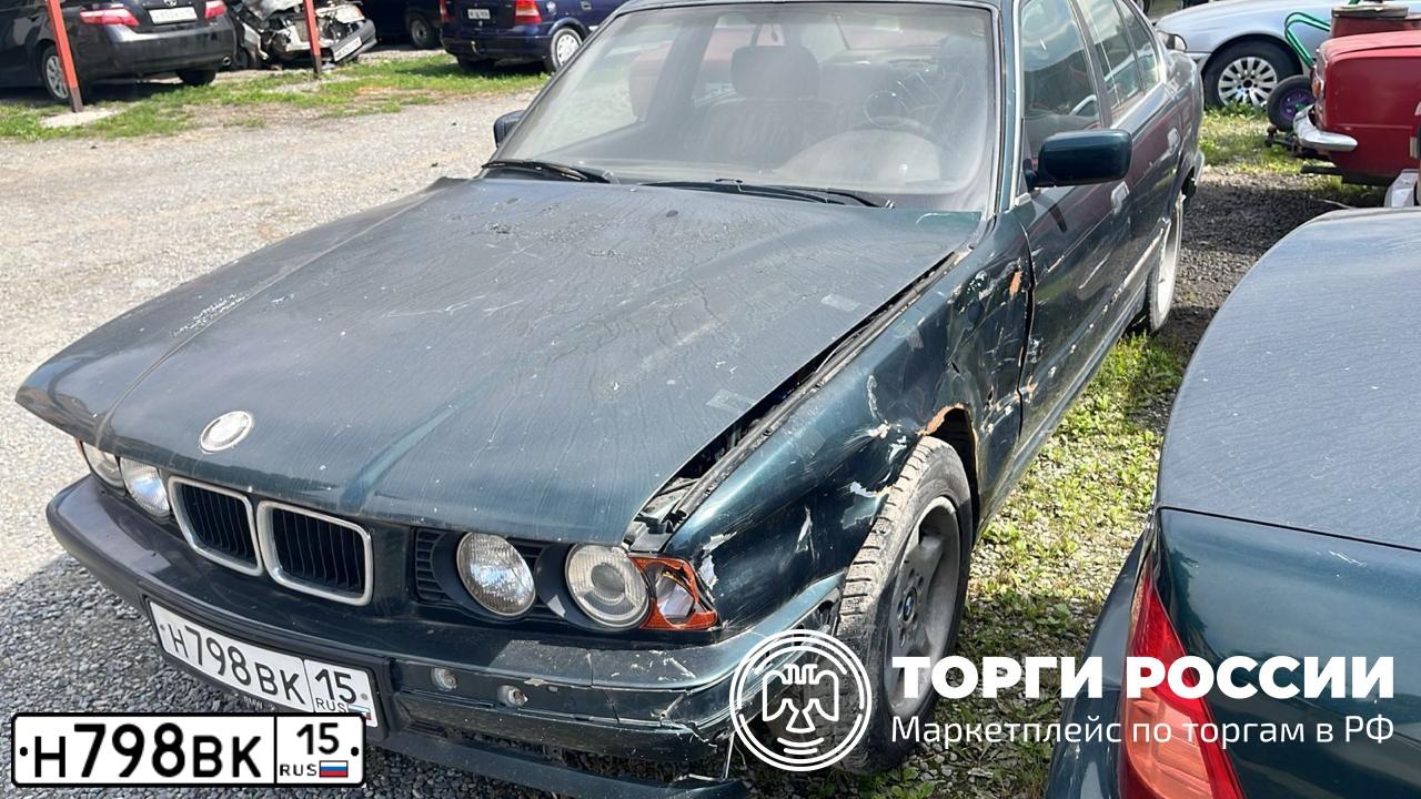 Фото автомобиля BMW SERIE 5, 1994 — госномер Н798ВК15. Цвет: ЗЕЛЕНЫЙ МЕТАЛЛ