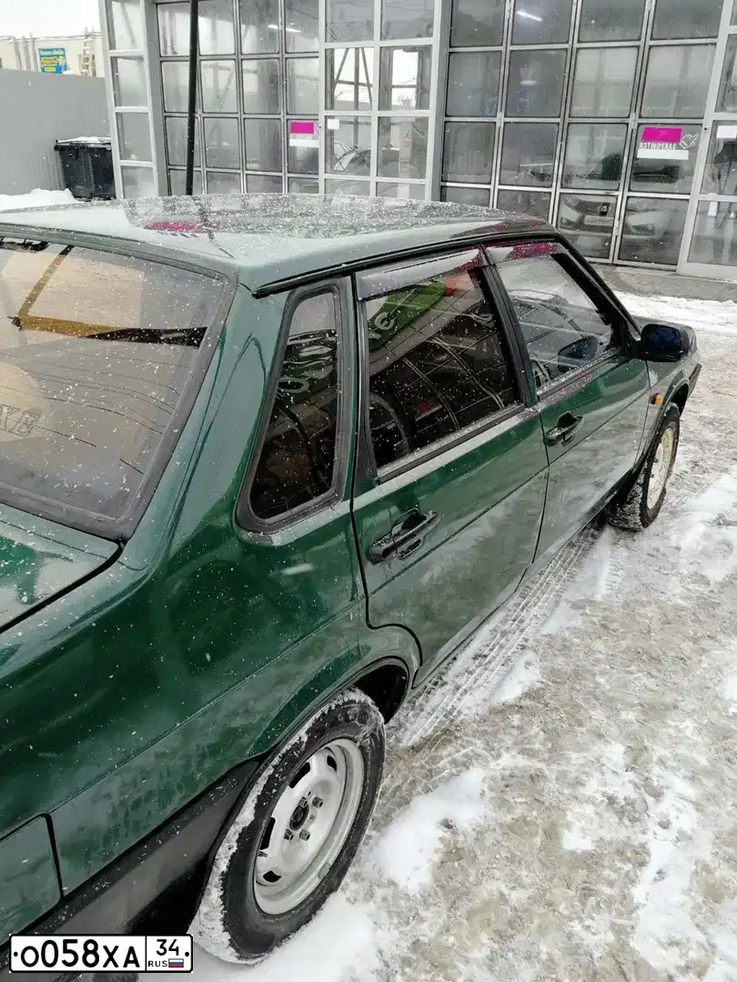 Фото автомобиля LADA 2109 SAMARA, 1997 — госномер О258ХА34. Цвет: ЗЕЛЕНЫЙ САД