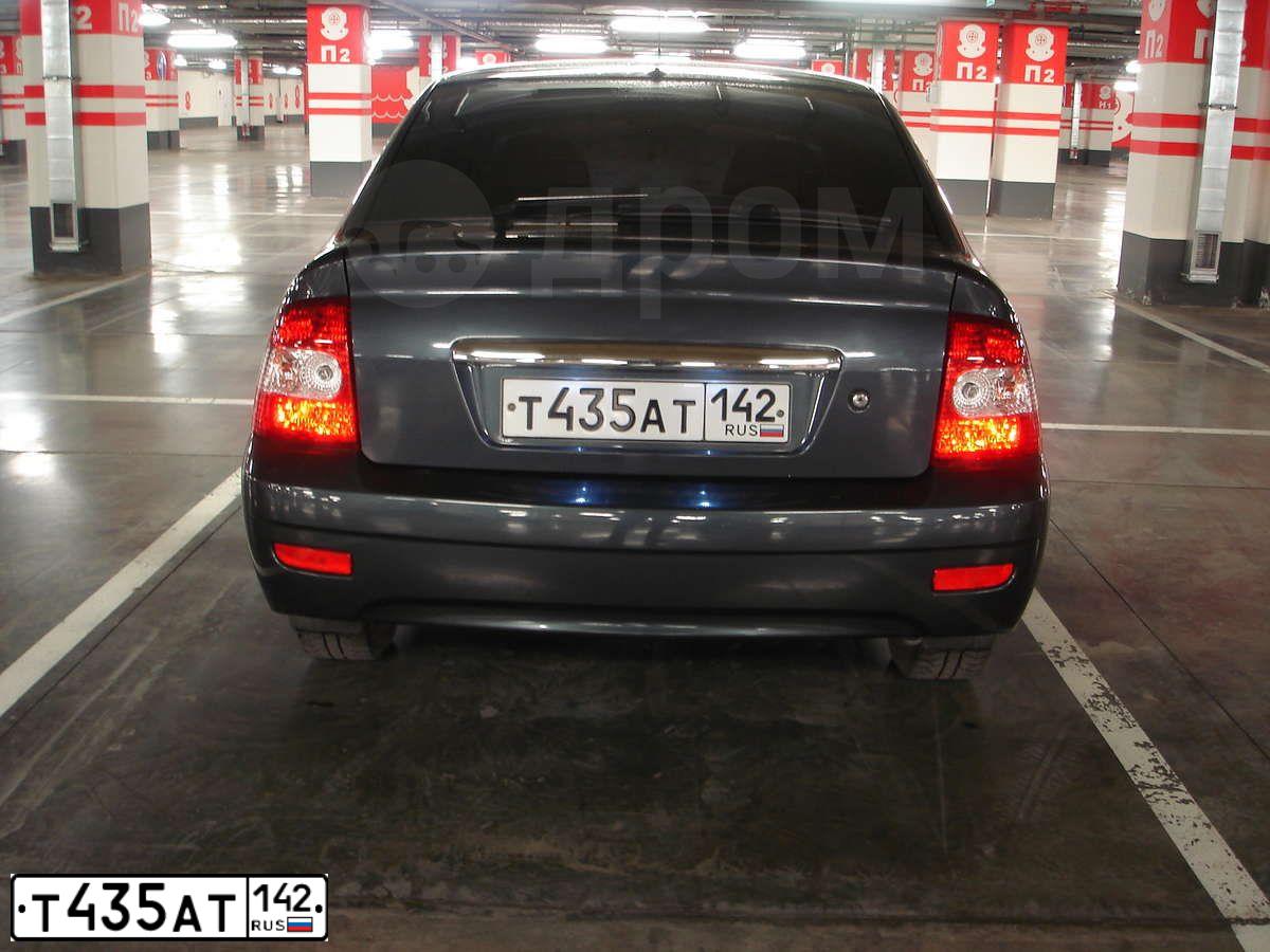 Фото автомобиля LADA 2172 PRIORA, 2012 — госномер Т435АТ142. Цвет: Серо-Синий
