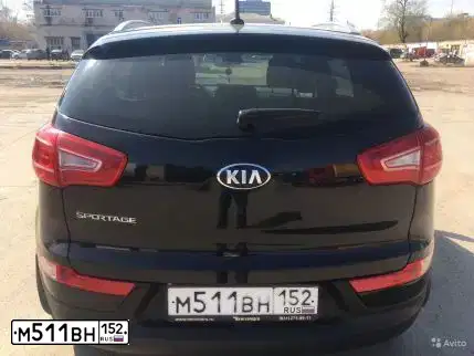 Фото автомобиля KIA SPORTAGE, 2013 — госномер Р526ЕК152. Цвет: ЧЕРНЫЙ