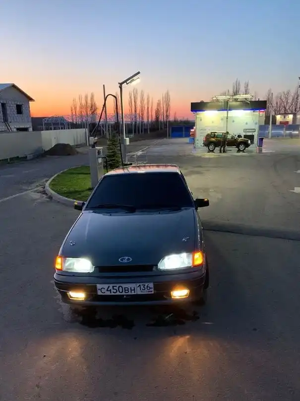 Фото автомобиля LADA 2114 SAMARA, 2006 — госномер У255КА136. Цвет: СЕРО-ЗЕЛЕНЫЙ
