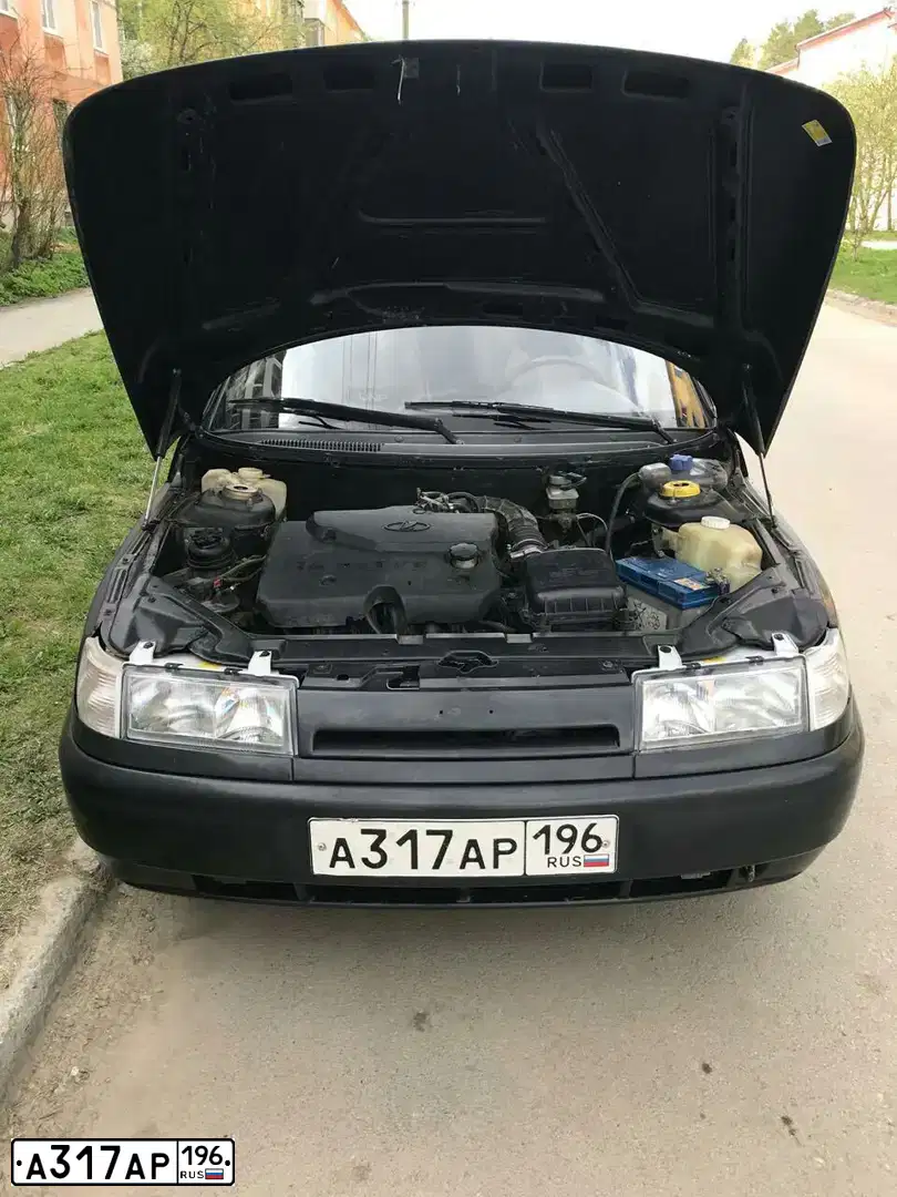 Фото автомобиля LADA 2112 LADA, 2007 — госномер К358РВ124. Цвет: ЧЕРНИЛЬНЫЙ