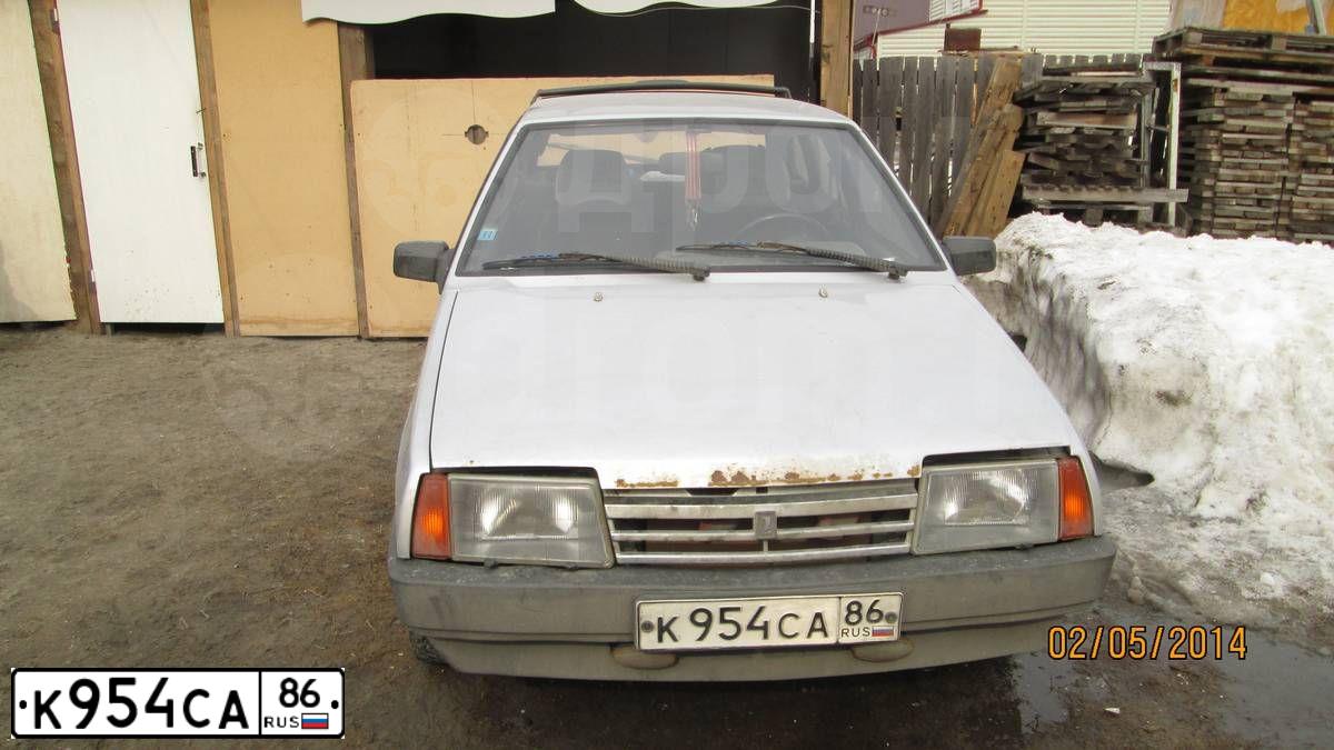 Фото автомобиля LADA 2109 SAMARA, 2002 — госномер К954СА86. Цвет: СВЕТЛО-СЕРЕБРИСТЫЙ МЕТАЛЛ
