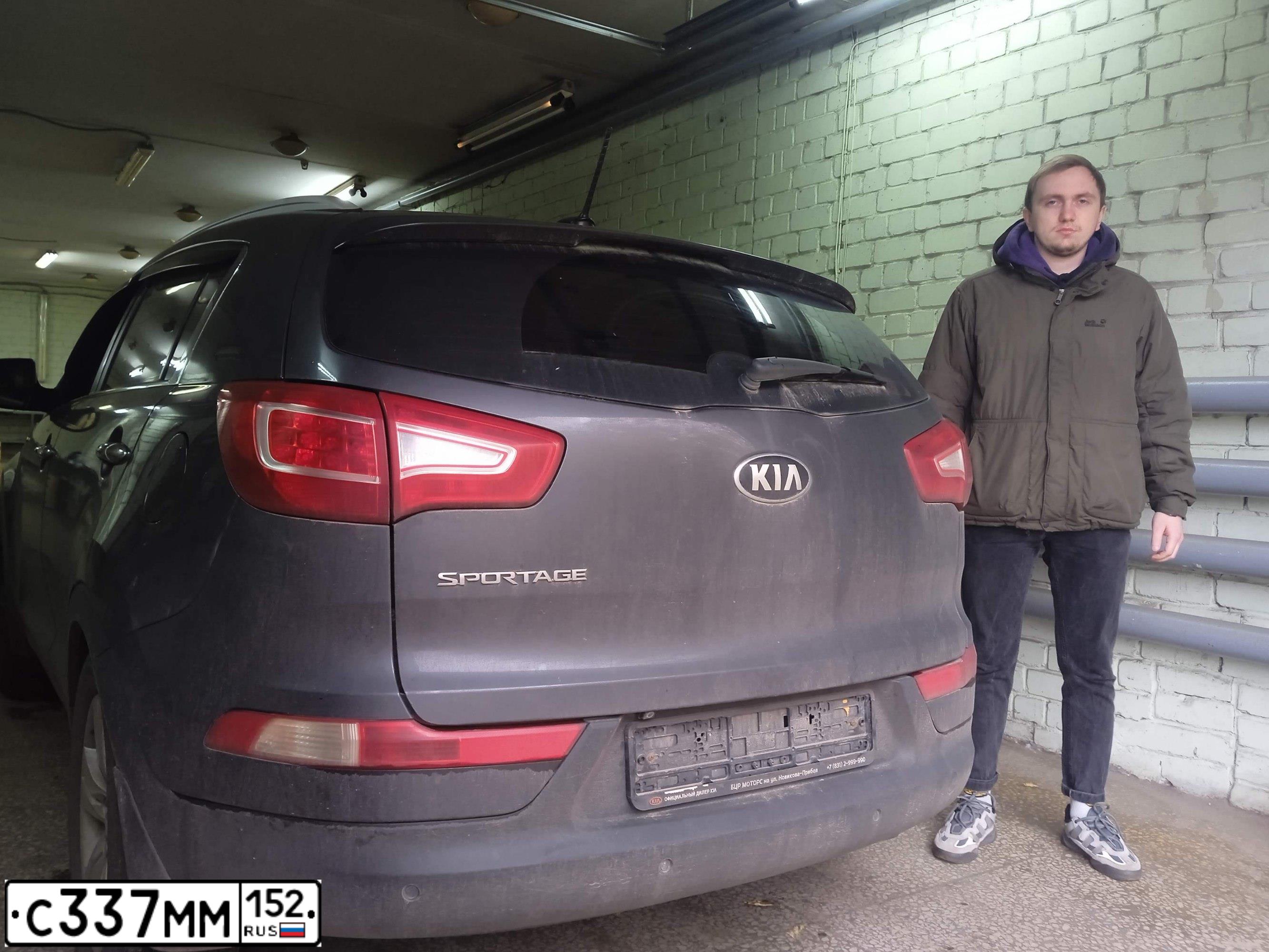 Фото автомобиля KIA SPORTAGE SLS, 2012 — госномер А301ВО252