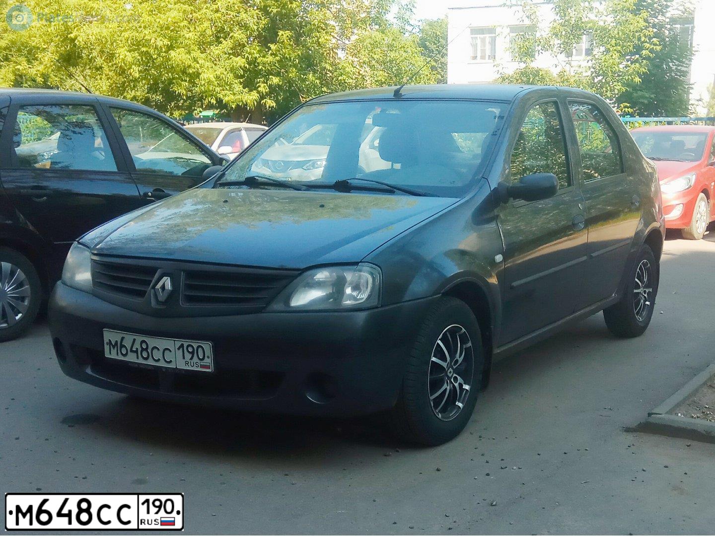 Фото автомобиля RENAULT LOGAN, 2008 — госномер В101УР797