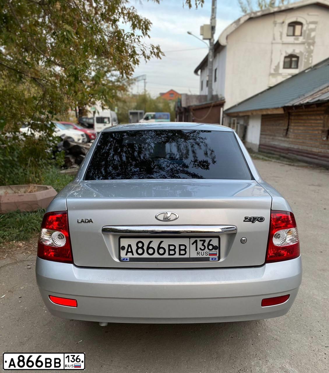Фото автомобиля LADA PRIORA, 2009 — госномер М466УС69. Цвет: СЕРЫЙ