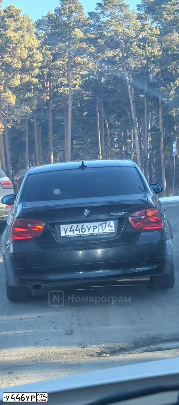 Фото автомобиля BMW SERIE 3, 2006 — госномер Н658ТВ96. Цвет: ЧЕРНЫЙ