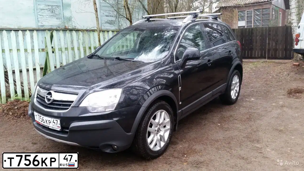Фото автомобиля OPEL ANTARA, 2008 — госномер Н215УВ69. Цвет: ЧЕРНЫЙ