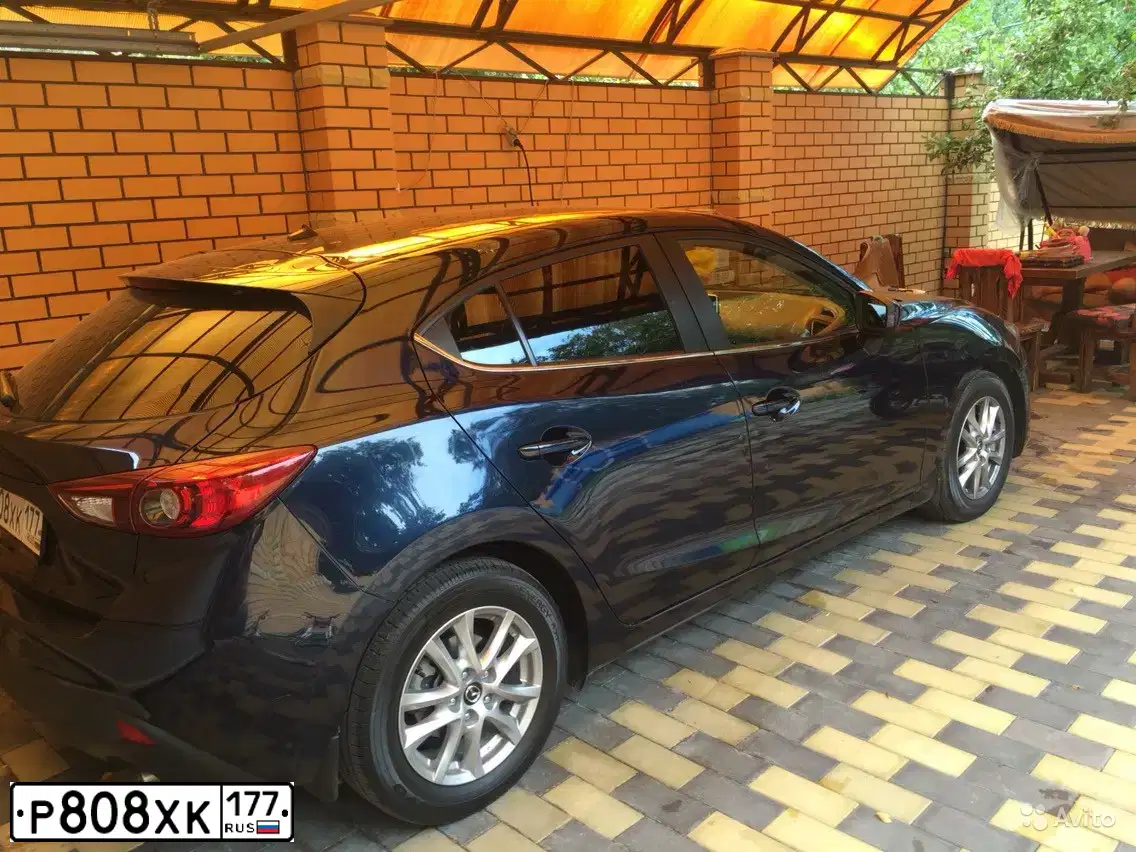 Фото автомобиля MAZDA 3, 2007 — госномер Х428АМ777. Цвет: ЧЕРНЫЙ