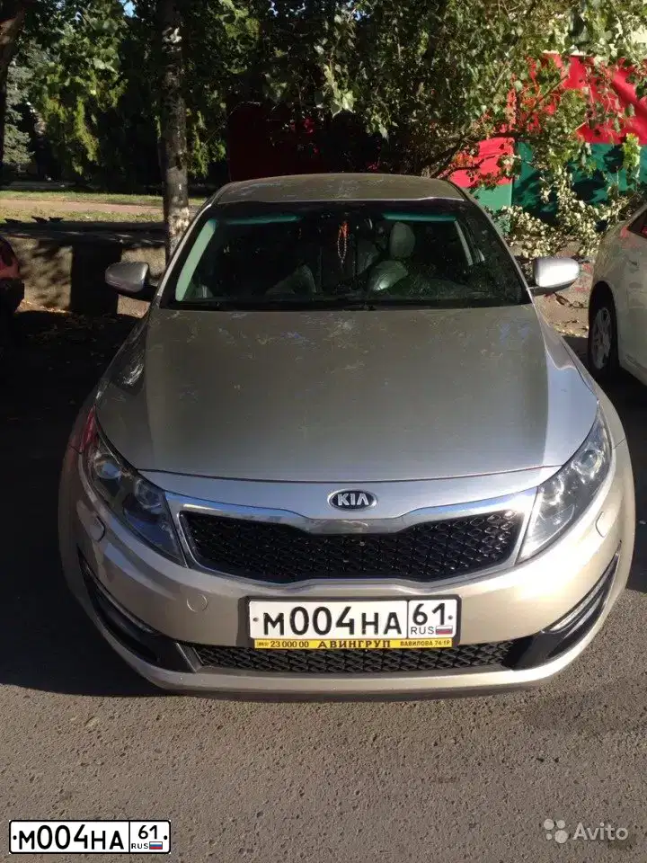 Фото автомобиля KIA MAGENTIS  OPTIMA, 2012 — госномер Е268СТ134. Цвет: СЕРЫЙ