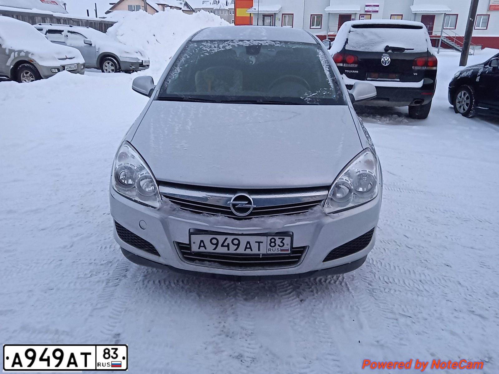Фото автомобиля OPEL ASTRA, 2012 — госномер У656ТК96. Цвет: СВЕТЛО-СЕРЫЙ
