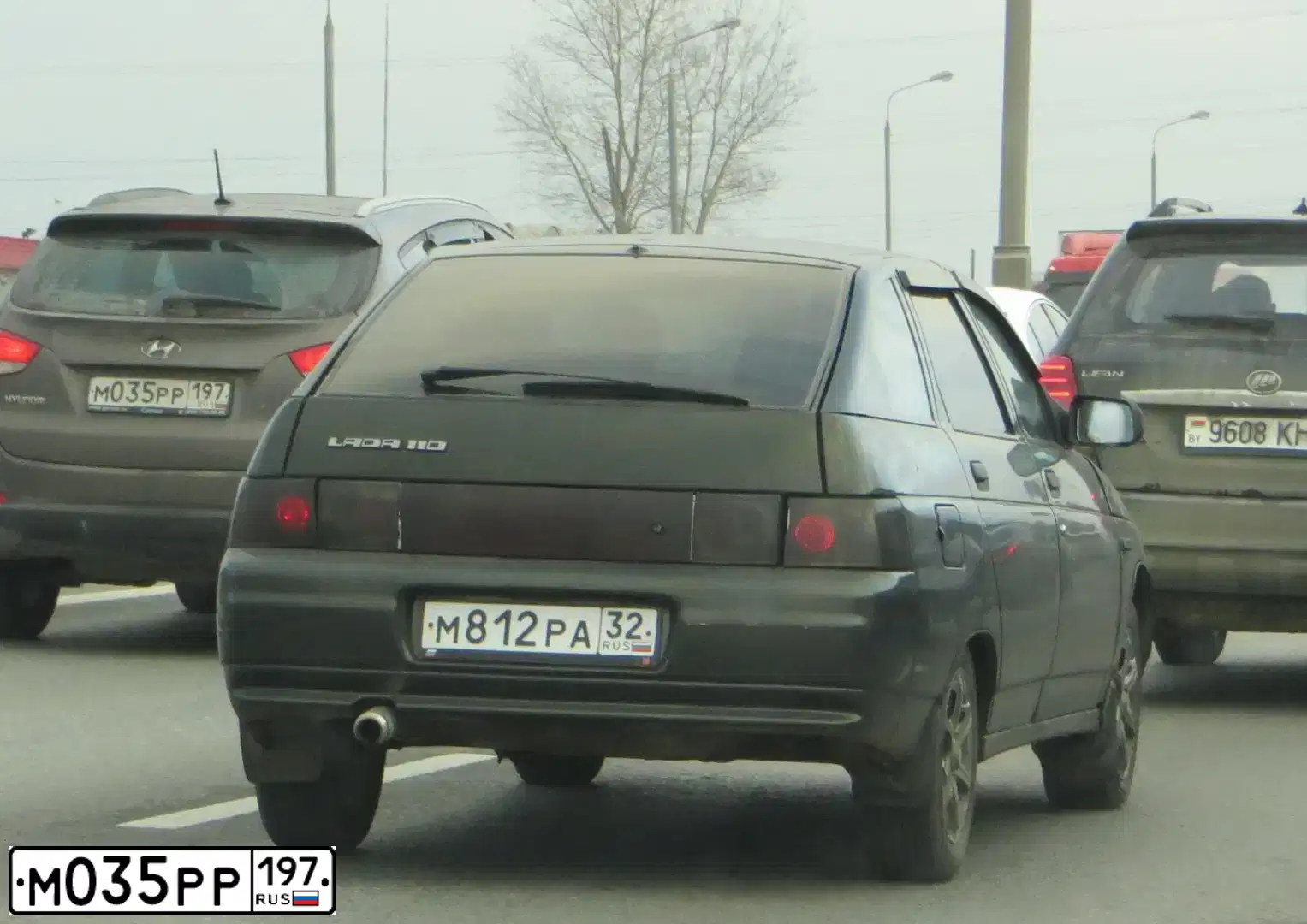 Фото автомобиля HYUNDAI IX35, 2011 — госномер Т579ОХ116. Цвет: Коричневый