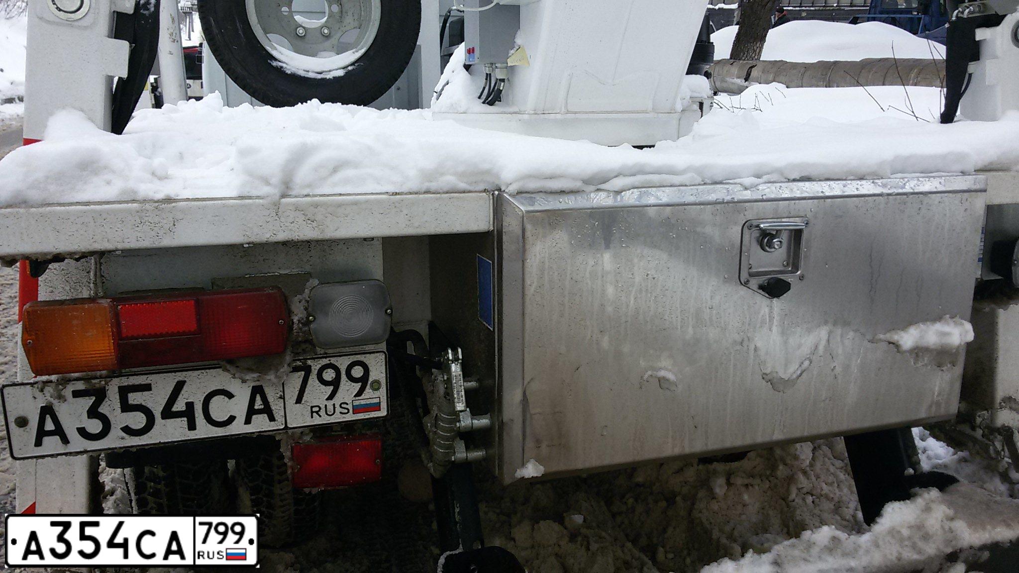 Фото автомобиля GAZ 3307, 2019 — госномер А354СА799. Цвет: БЕЛЫЙ