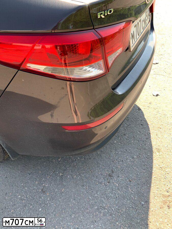 Фото автомобиля KIA RIO, 2017 — госномер М378АХ82. Цвет: Коричневый
