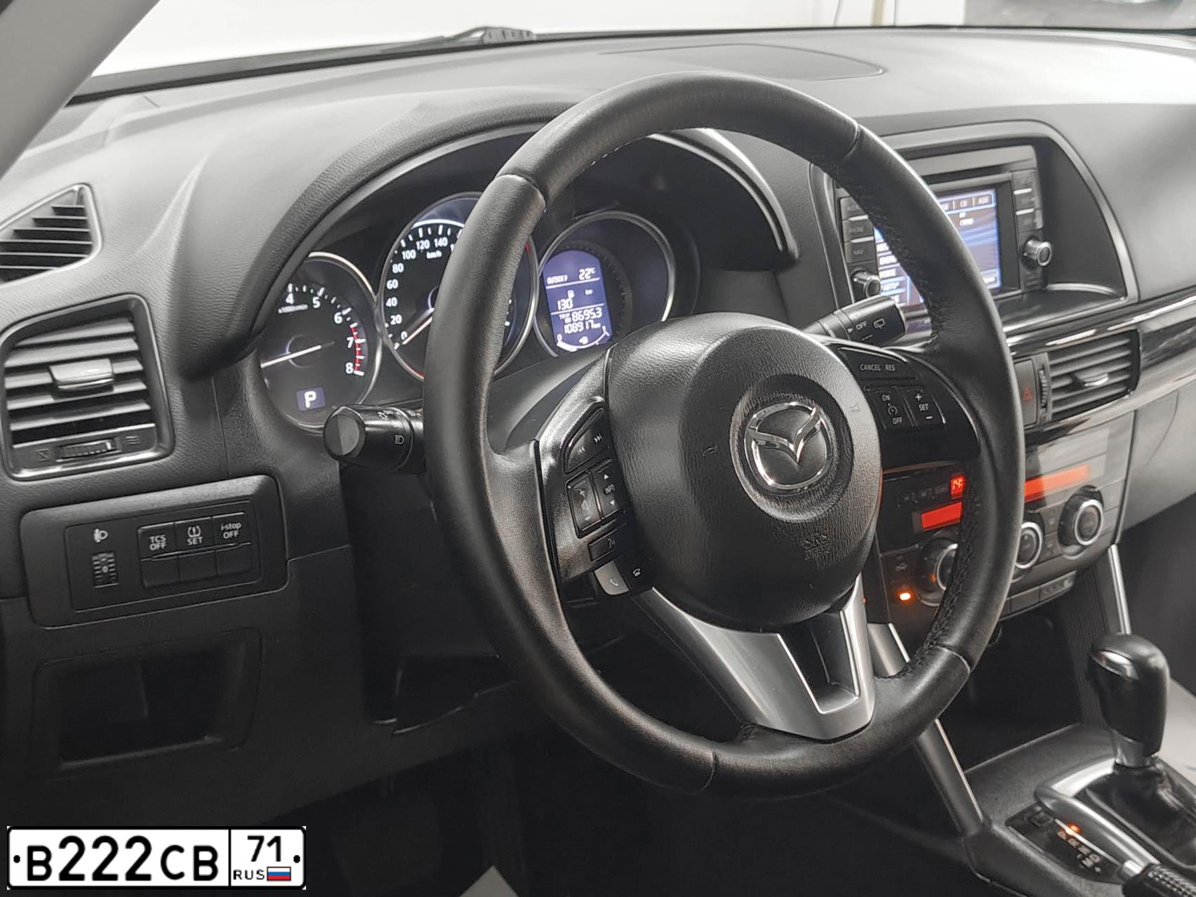 Фото автомобиля MAZDA 3, 2011 — госномер В222СВ71. Цвет: Коричневый