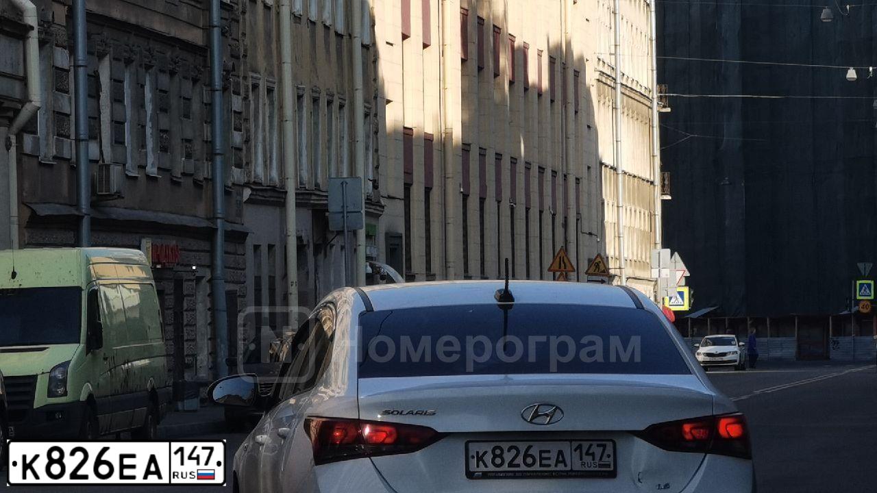 Фото автомобиля HYUNDAI SOLARIS, 2019 — госномер К497ХТ763. Цвет: Белый