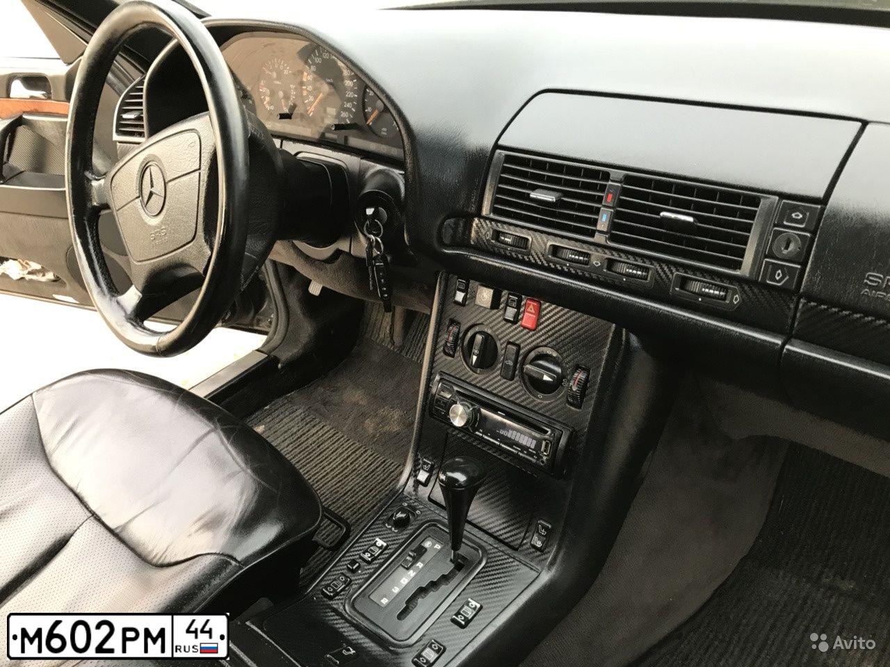 Фото автомобиля MERCEDES S-KLASSE, 1993 — госномер Е819ЕМ763. Цвет: ЧЕРНЫЙ