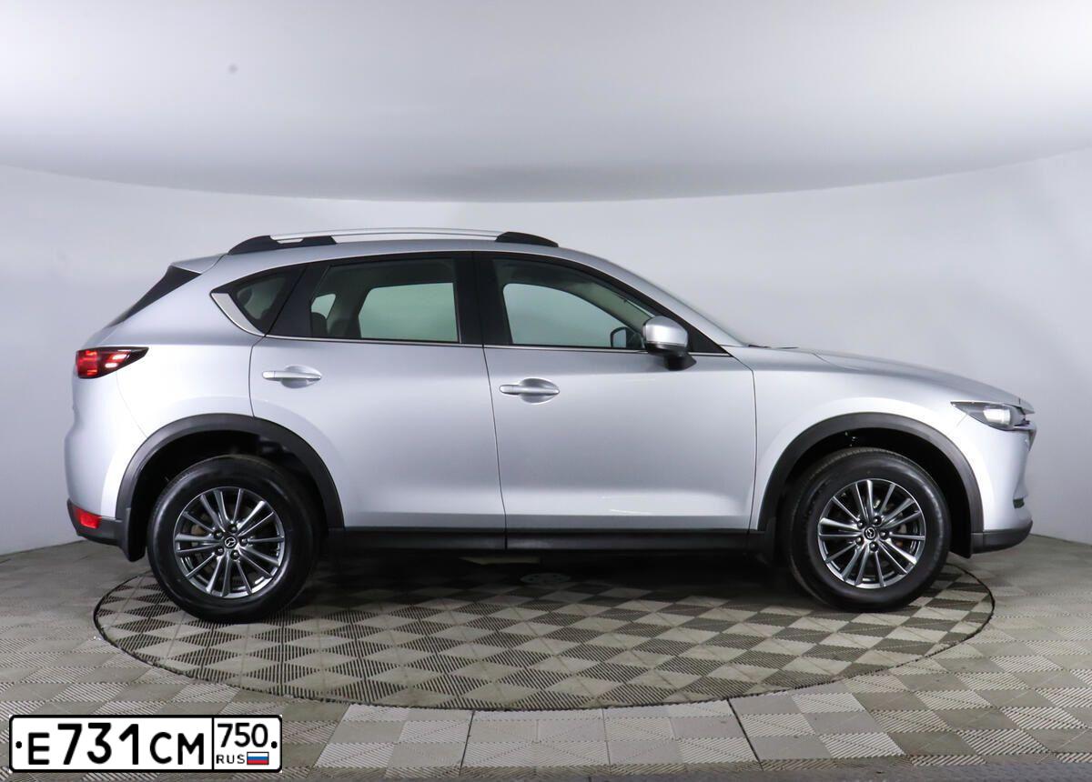 Фото автомобиля MAZDA CX-5, 2018 — госномер Н596КС797. Цвет: Серый