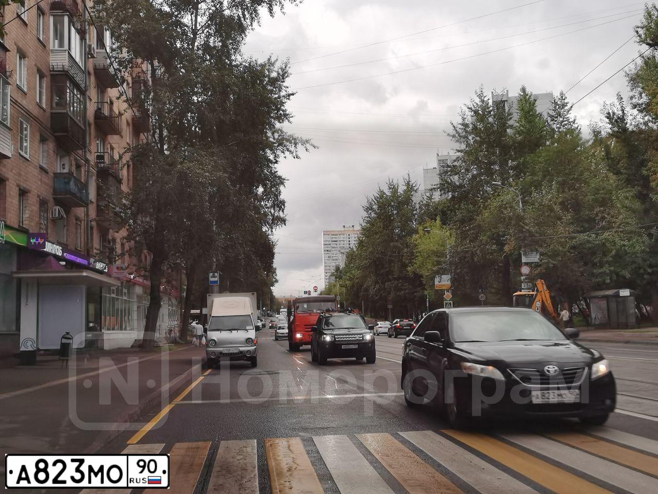 Фото автомобиля TOYOTA CAMRY, 2008 — госномер А823МО90. Цвет: ЧЕРНЫЙ
