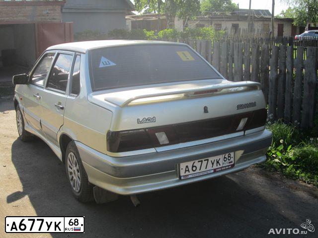 Фото автомобиля LADA 2115 SAMARA, 2006 — госномер А677УК68. Цвет: СЕРЕБРИСТО-БЕЖЕВЫЙ