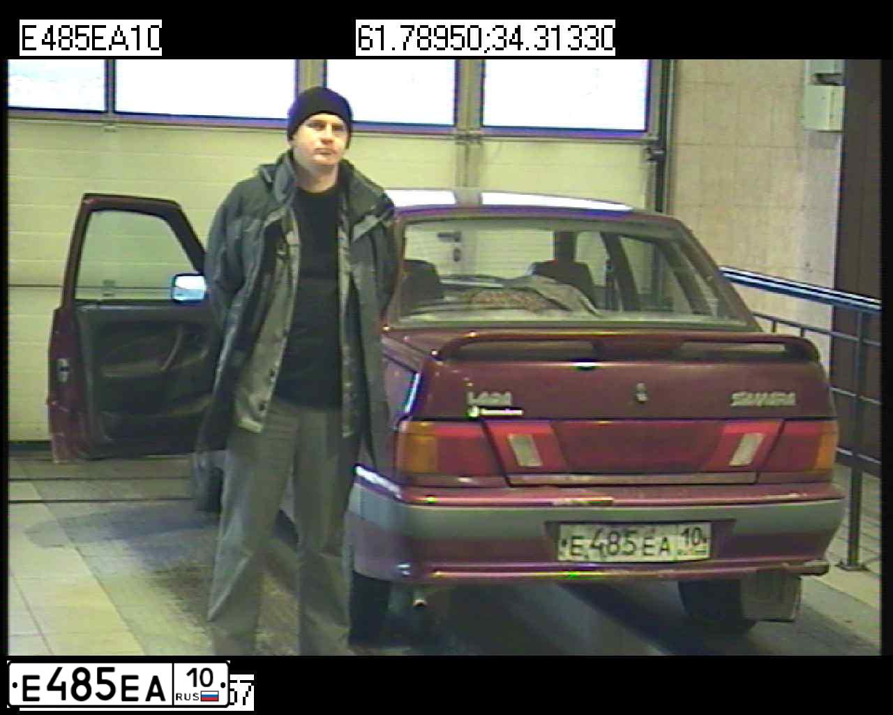 Фото автомобиля ВАЗ 21150, 2005 — госномер Н823КО10. Цвет: ТЕМНО-МАЛИНОВЫЙ