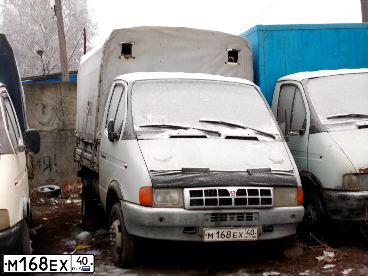 Фото автомобиля GAZ Z 3302 GAZEL, 1998 — госномер К698АТ32. Цвет: Белый