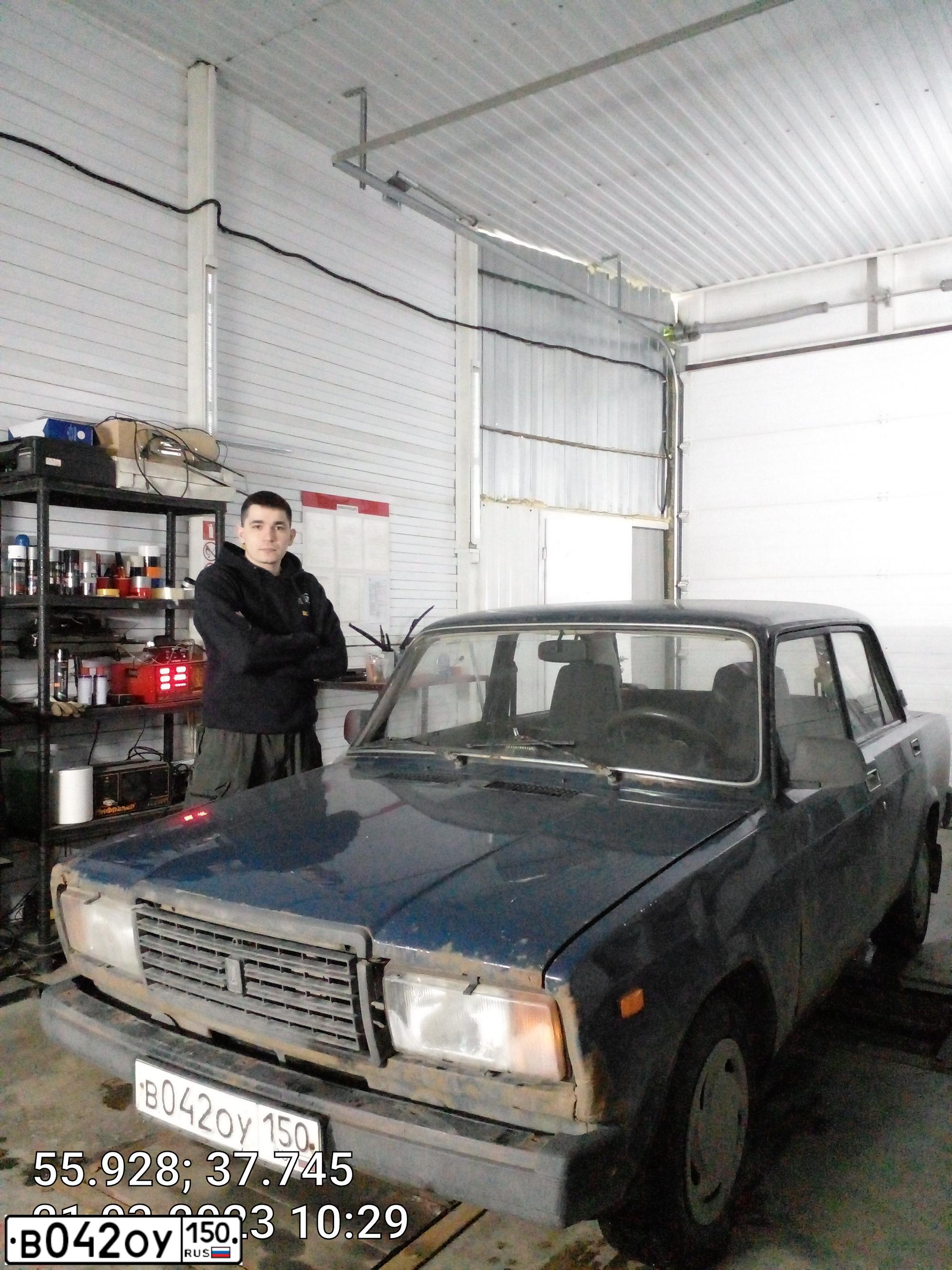 Фото автомобиля LADA 2107, 2007 — госномер С077СХ797. Цвет: СИНИЙ ТЕМНЫЙ