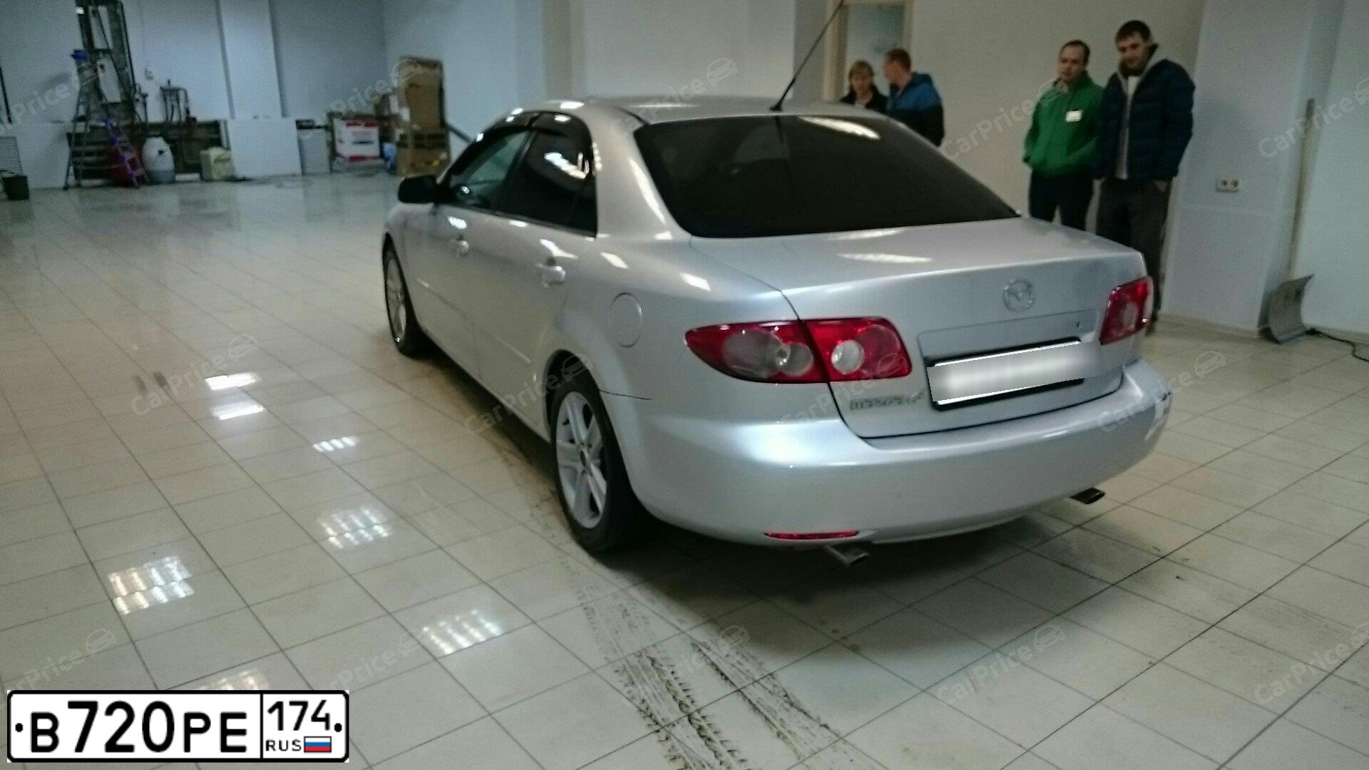 Фото автомобиля MAZDA 6, 2003 — госномер К436АВ154. Цвет: Серебристый