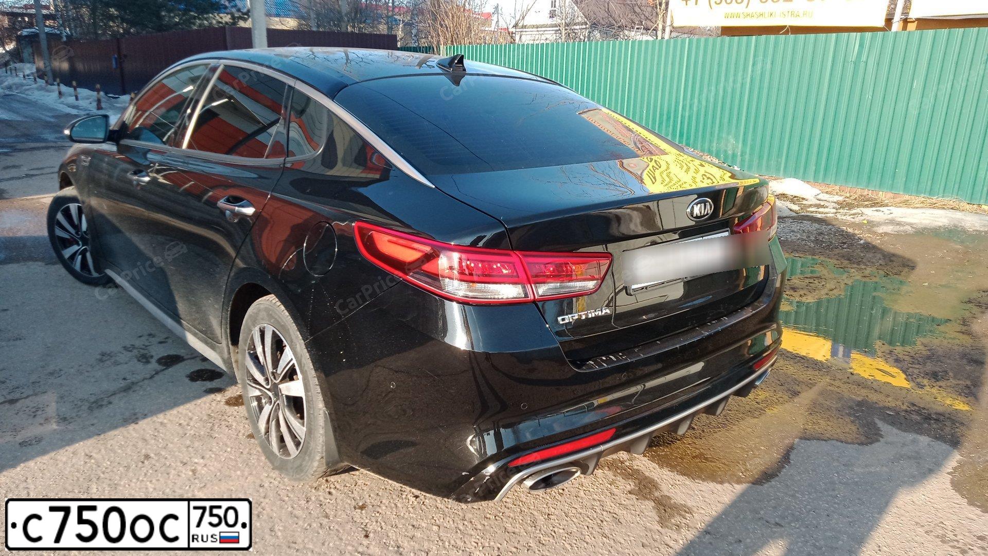 Фото автомобиля KIA MAGENTIS / OPTIMA, 2017 — госномер Н527ЕА82. Цвет: ЧЕРНЫЙ