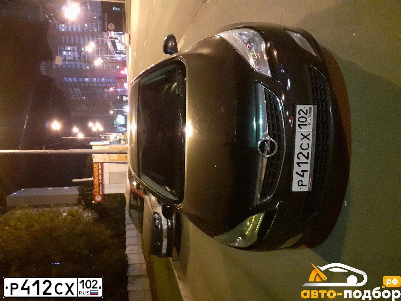 Фото автомобиля OPEL ASTRA, 2011 — госномер Р007АМ02. Цвет: ЧЕРНЫЙ МЕТАЛЛИК