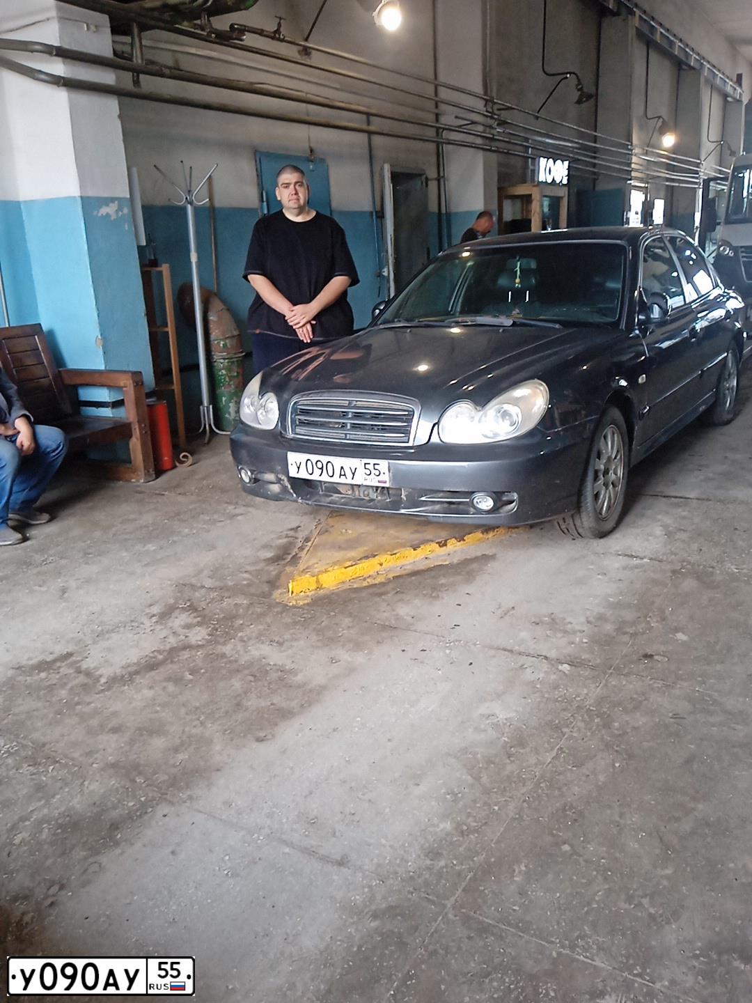 Фото автомобиля TAGAZ SONATA, 2008 — госномер В087АК155. Цвет: ТЕМНО-СЕРЫЙ