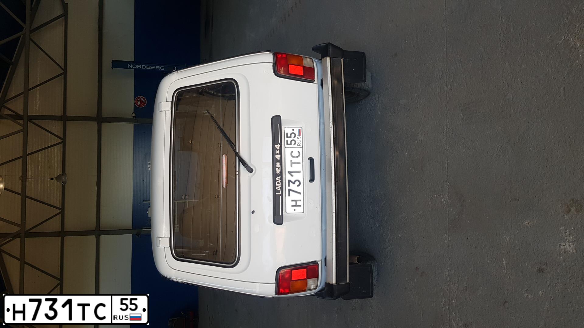 Фото автомобиля LADA 2121 NIVA, 2007 — госномер Н731ТС55. Цвет: ЯРКО-БЕЛЫЙ