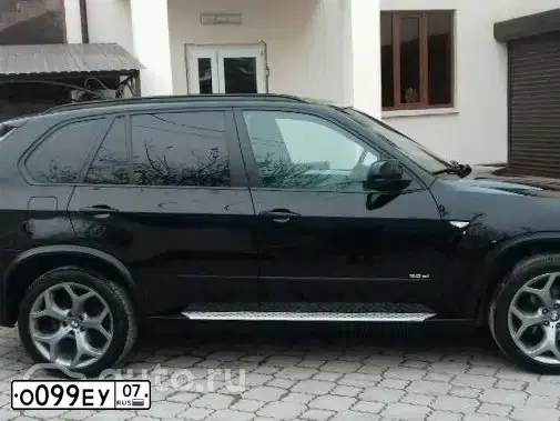 Фото автомобиля BMW X5, 2007 — госномер М619ВН95. Цвет: ЧЕРНЫЙ