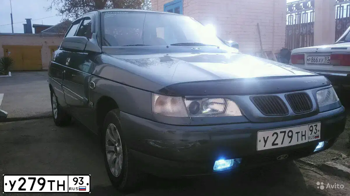 Фото автомобиля LADA 2110, 2000 — госномер В344ТО123. Цвет: Серо-Синий
