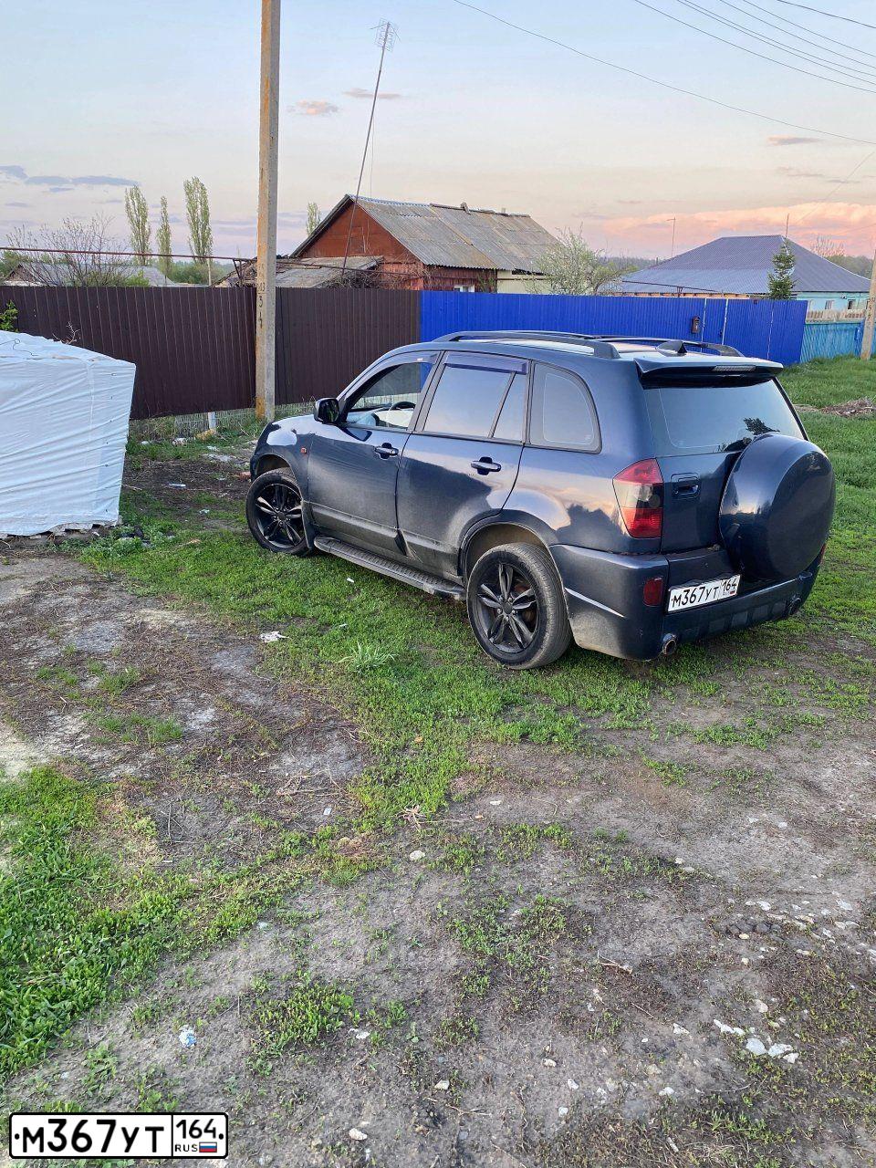 Фото автомобиля CHERY TIGGO, 2007 — госномер М367УТ164. Цвет: синий