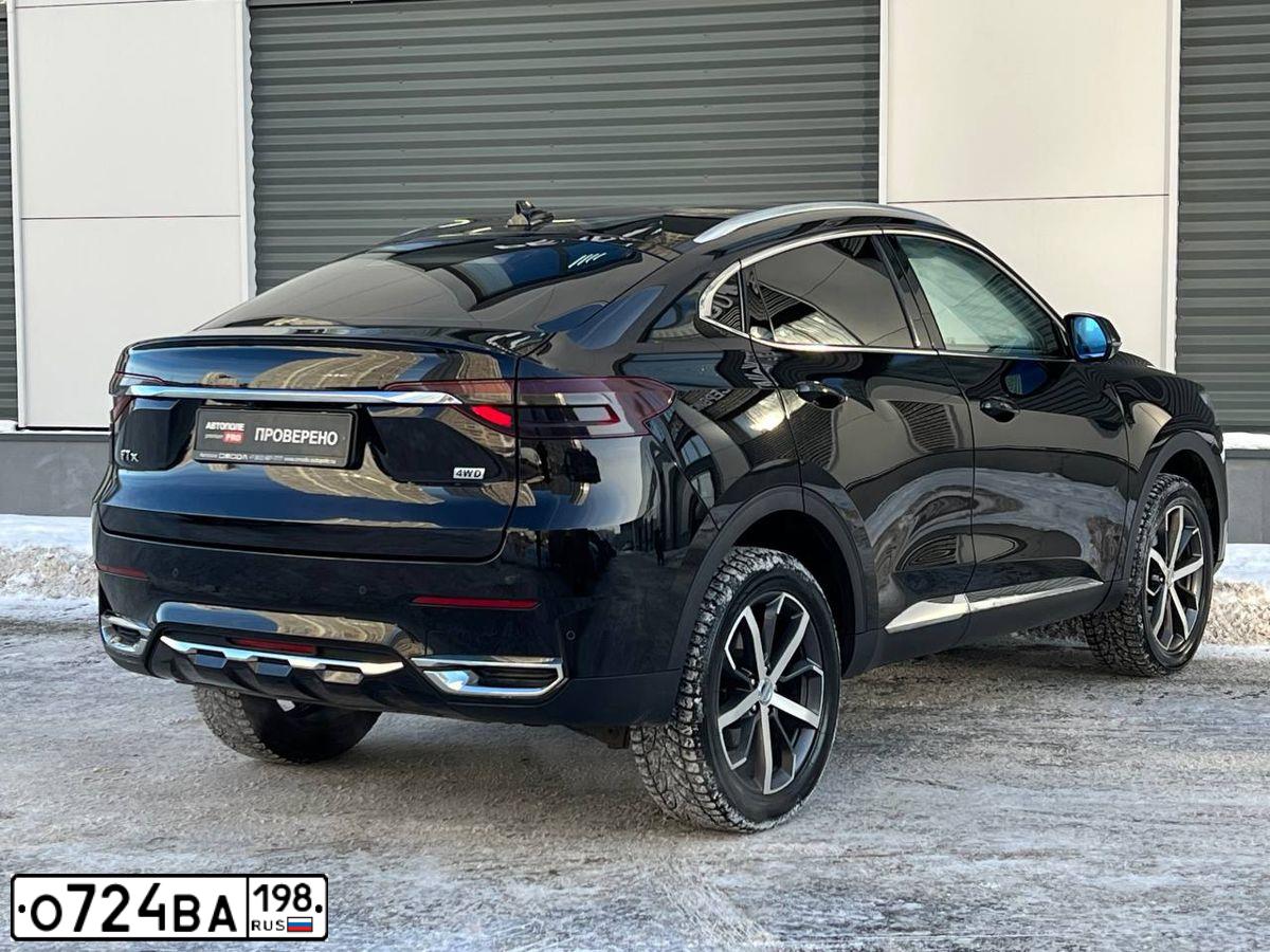 Фото автомобиля HAVAL F7X, 2019 — госномер О724ВА198. Цвет: ЧЕРНЫЙ