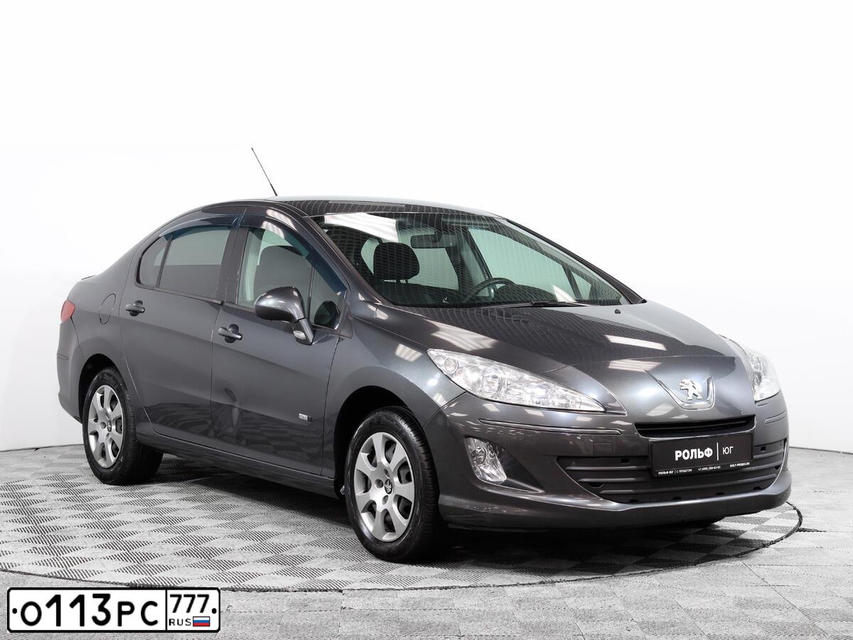 Фото автомобиля PEUGEOT 408, 2015 — госномер О113РС777. Цвет: Серый