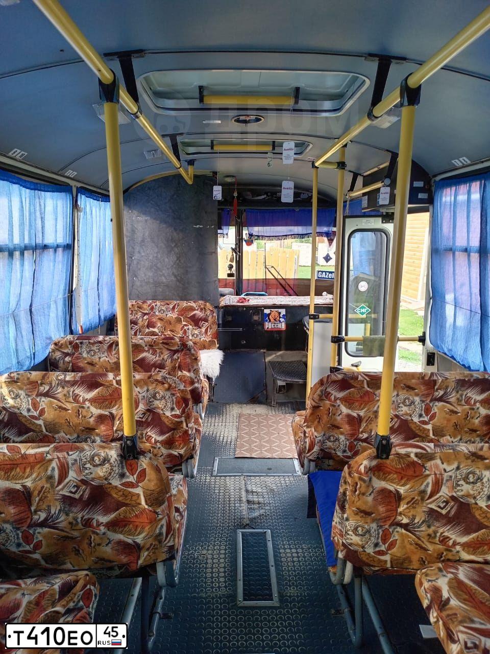 Фото автомобиля PAZ 3205, 2007 — госномер Т410ЕО45. Цвет: Синий (БЕЛО-СИНИЙ)