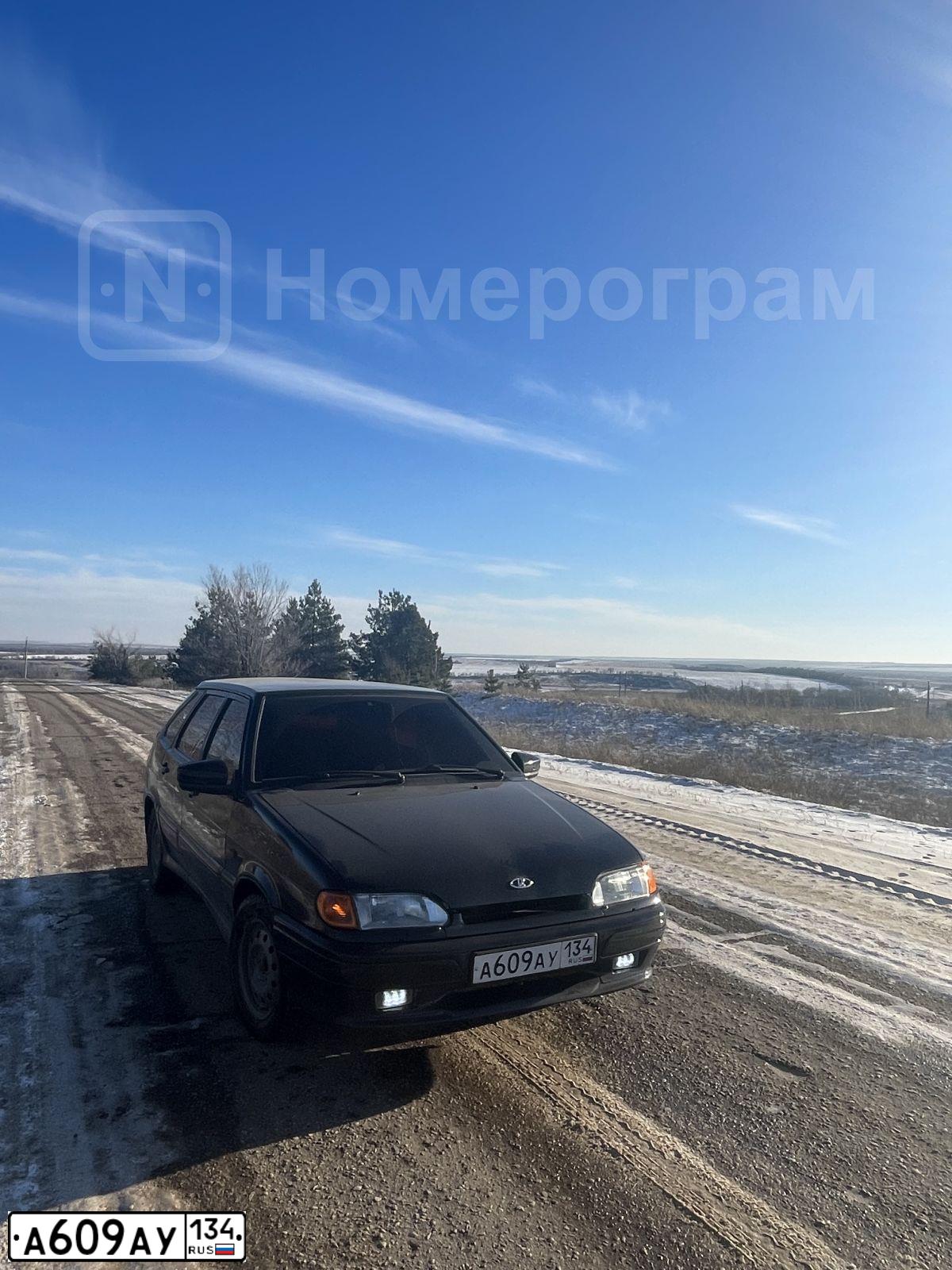 Фото автомобиля LADA 2114 SAMARA, 2008 — госномер А609АУ134. Цвет: ГРАФИТОВЫЙ МЕТАЛЛИК