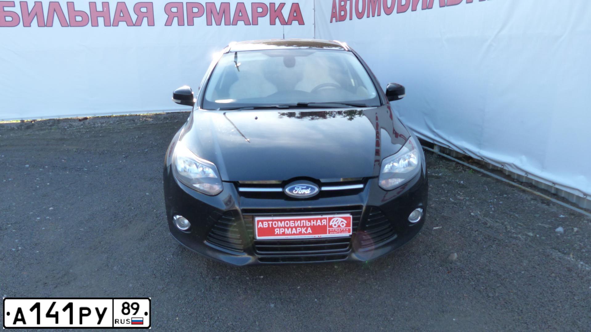 Фото автомобиля FORD FOCUS, 2012 — госномер А141РУ89. Цвет: ЧЕРНЫЙ