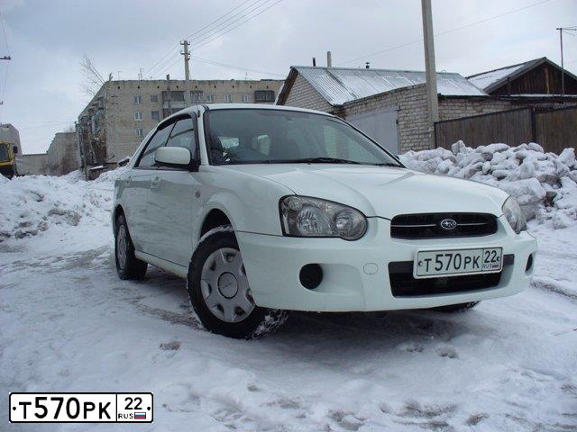 Фото автомобиля SUBARU IMPREZA, 2004 — госномер Х895МР14