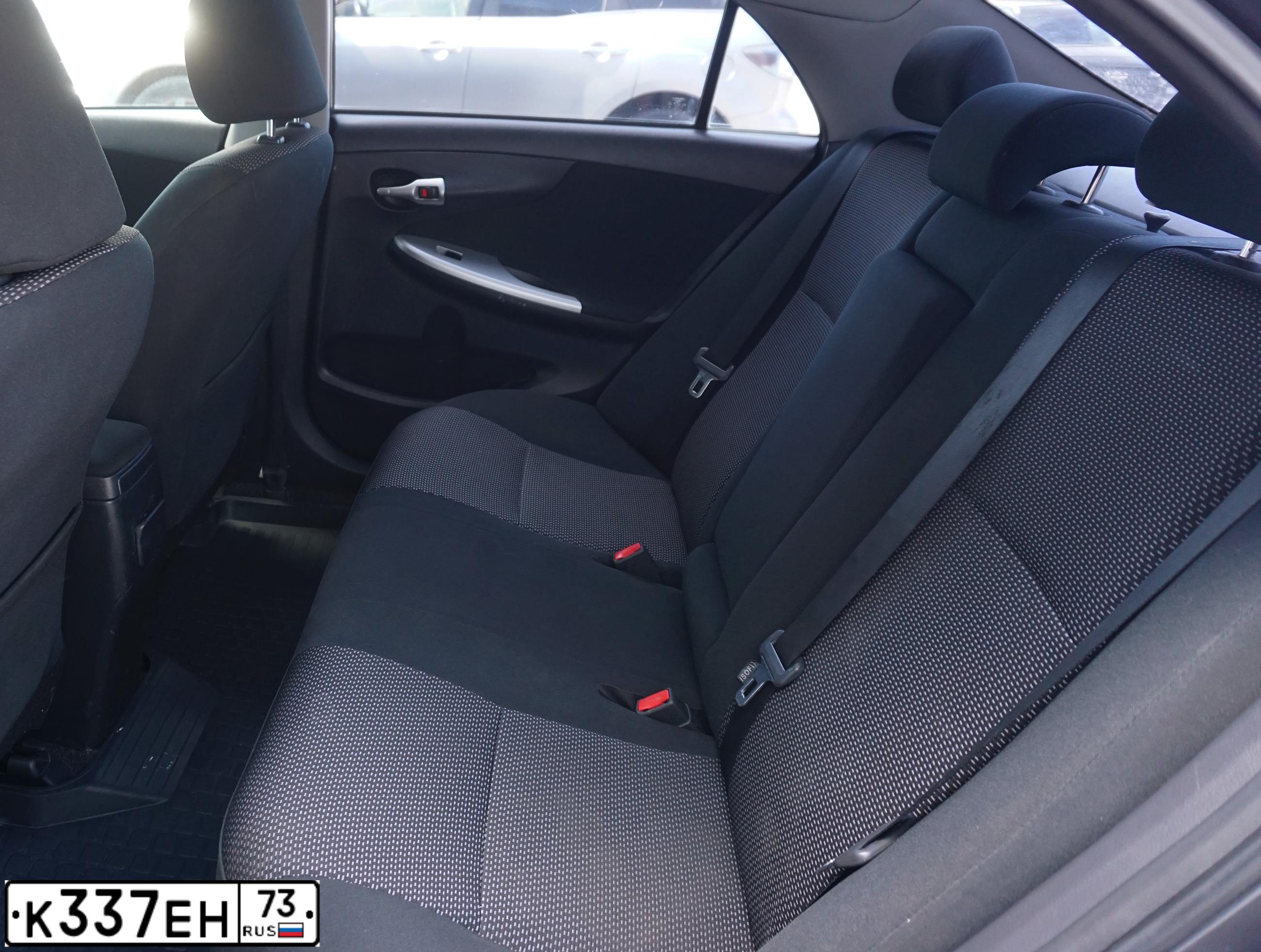 Фото автомобиля TOYOTA COROLLA, 2011 — госномер К337ЕН73. Цвет: Серый